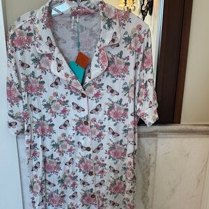 Posh Peanut Constance short sleeve pajama top and pants